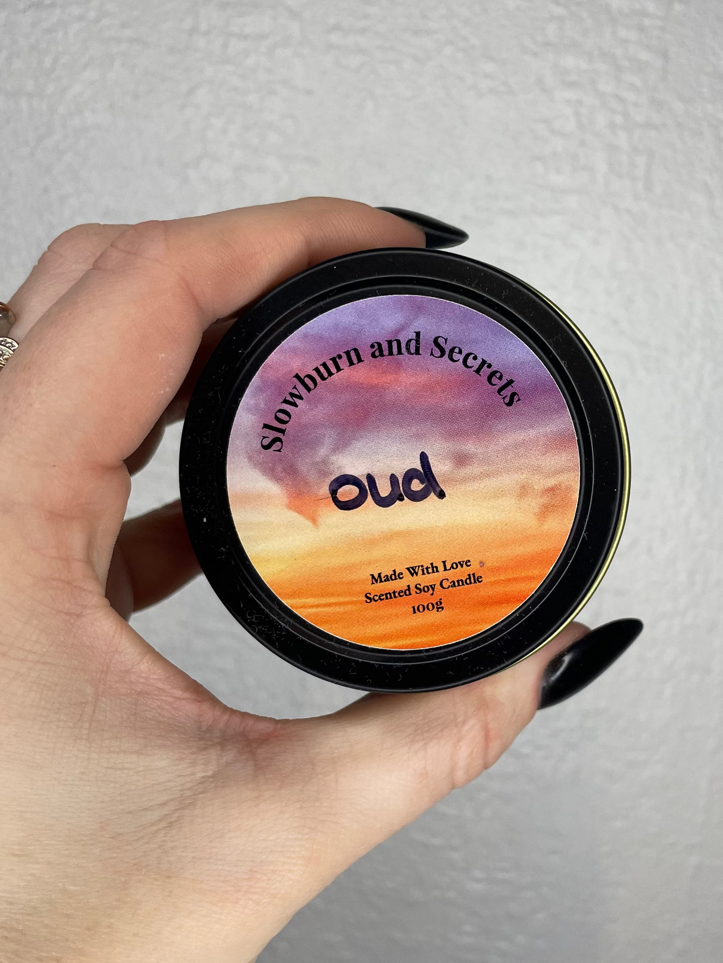 Vela de madera de oud